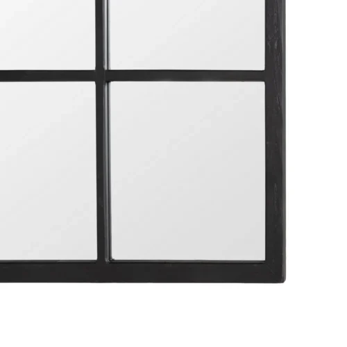 Miroir de pied noir en bois de sapin Ixia 90 × 180 cm