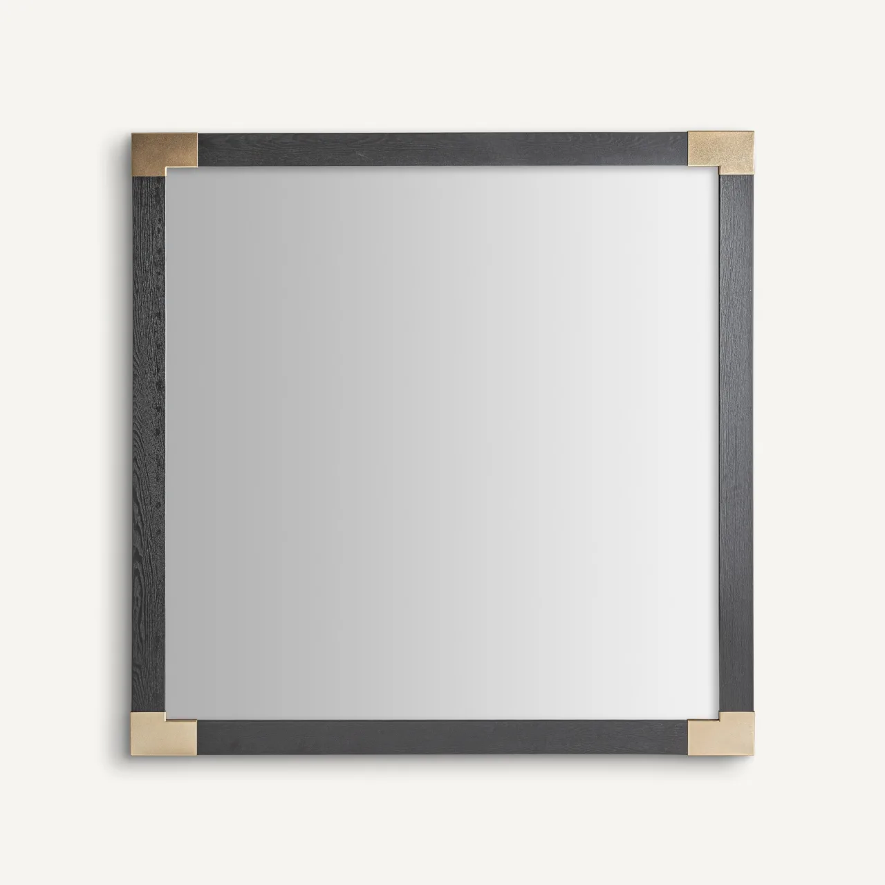 Miroir Delmont frêne noir et doré Vical Home