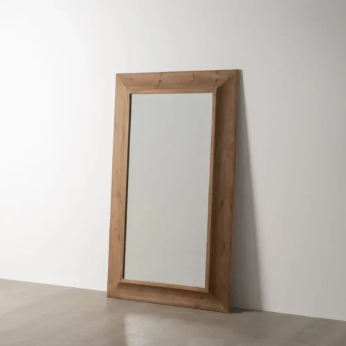 Miroir en bois de sapin naturel Ixia 110 × 185 cm