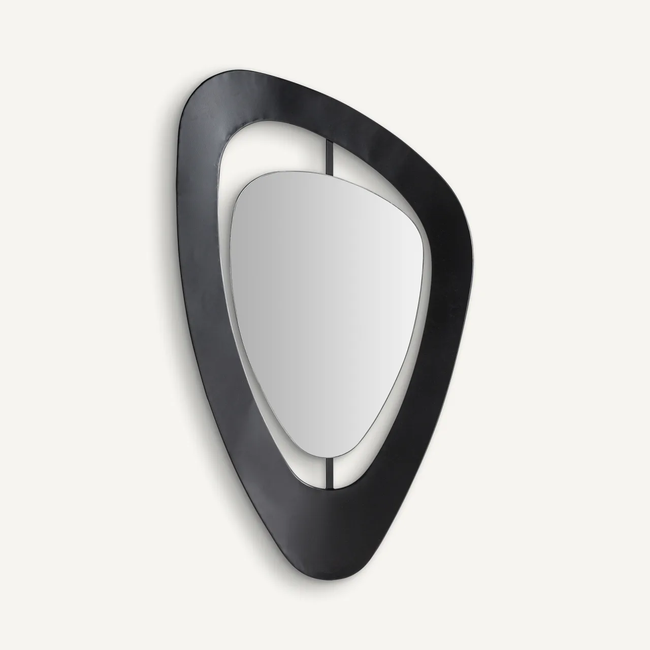Miroir Gabe fer noir Vical Home