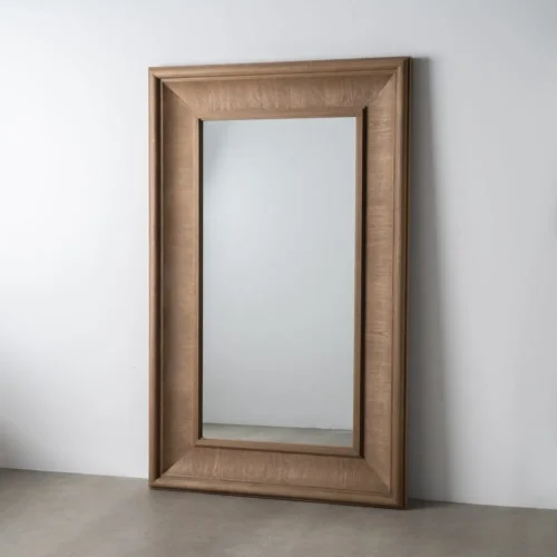 Miroir géant en bois de sapin naturel Ixia 125 × 201 cm — vue 9