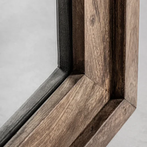 Miroir Giekau bouleau marron 117 x 97 Vical Home — vue 2