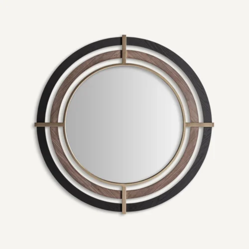 Vical Home Miroir Hadriel noir et doré Vical Home