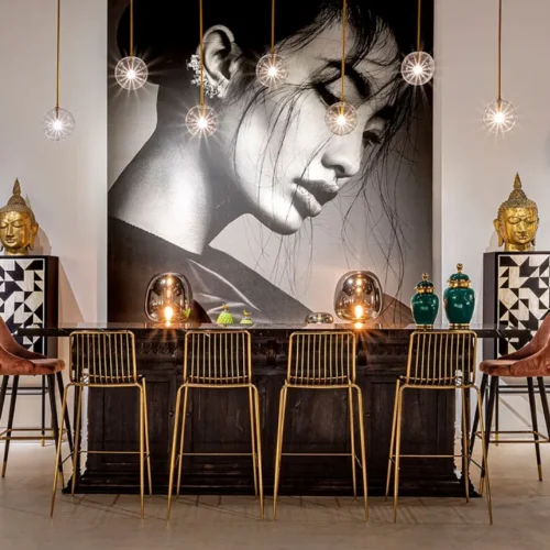 Miroir Haner noir et or Vical Home — vue 2