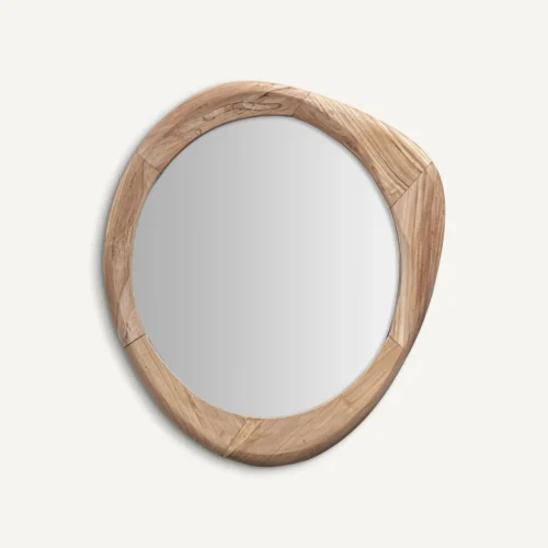 Miroir Humble teck marron 75 x 78 Vical Home