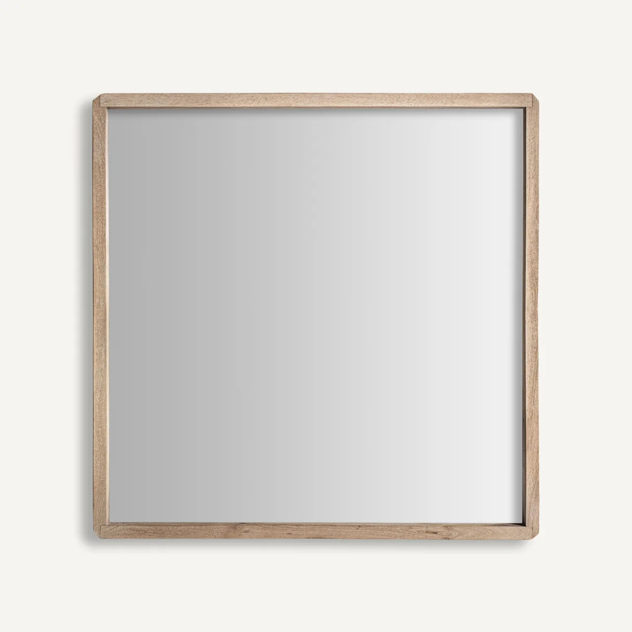 Miroir Jacquard manguier marron 90 x 90 Vical Home