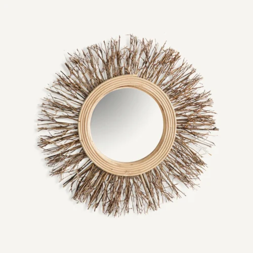 Miroir Kail bambou marron Vical Home