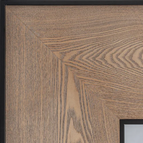 Miroir Lugano frêne et fer noir Vical Home — vue 2