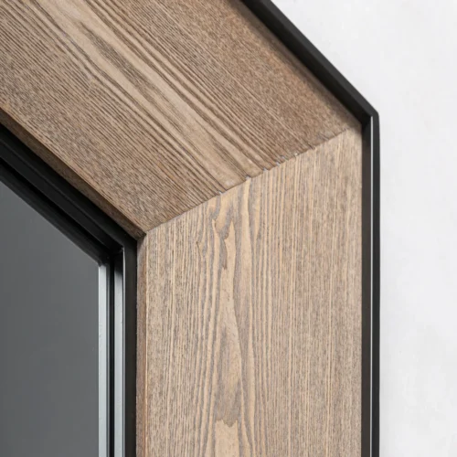 Miroir Lugano frêne et fer noir Vical Home — vue 3