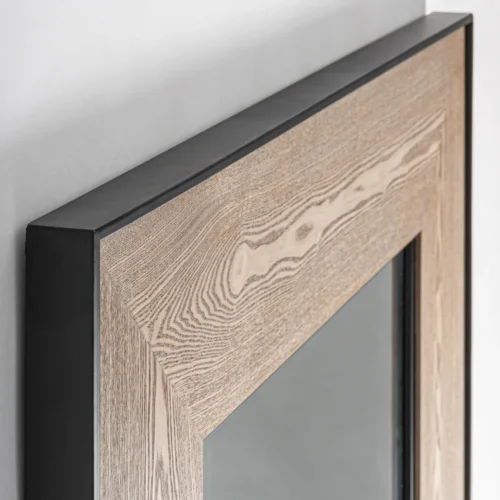 Miroir Lugano frêne et fer noir Vical Home — vue 4