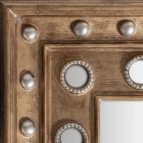 Miroir Mazet résine dorée Vical Home — vue 3