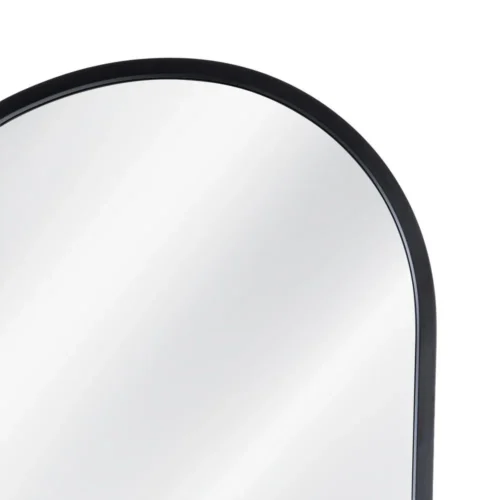 Miroir noir aux contours ondulés en aluminium Ixia 80 × 180 cm — vue 6