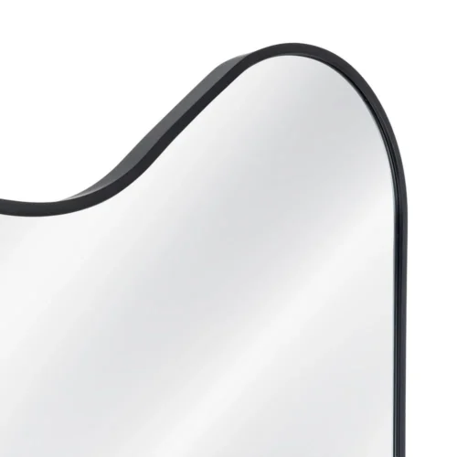 Miroir noir aux contours ondulés en aluminium Ixia 80 × 180 cm — vue 9