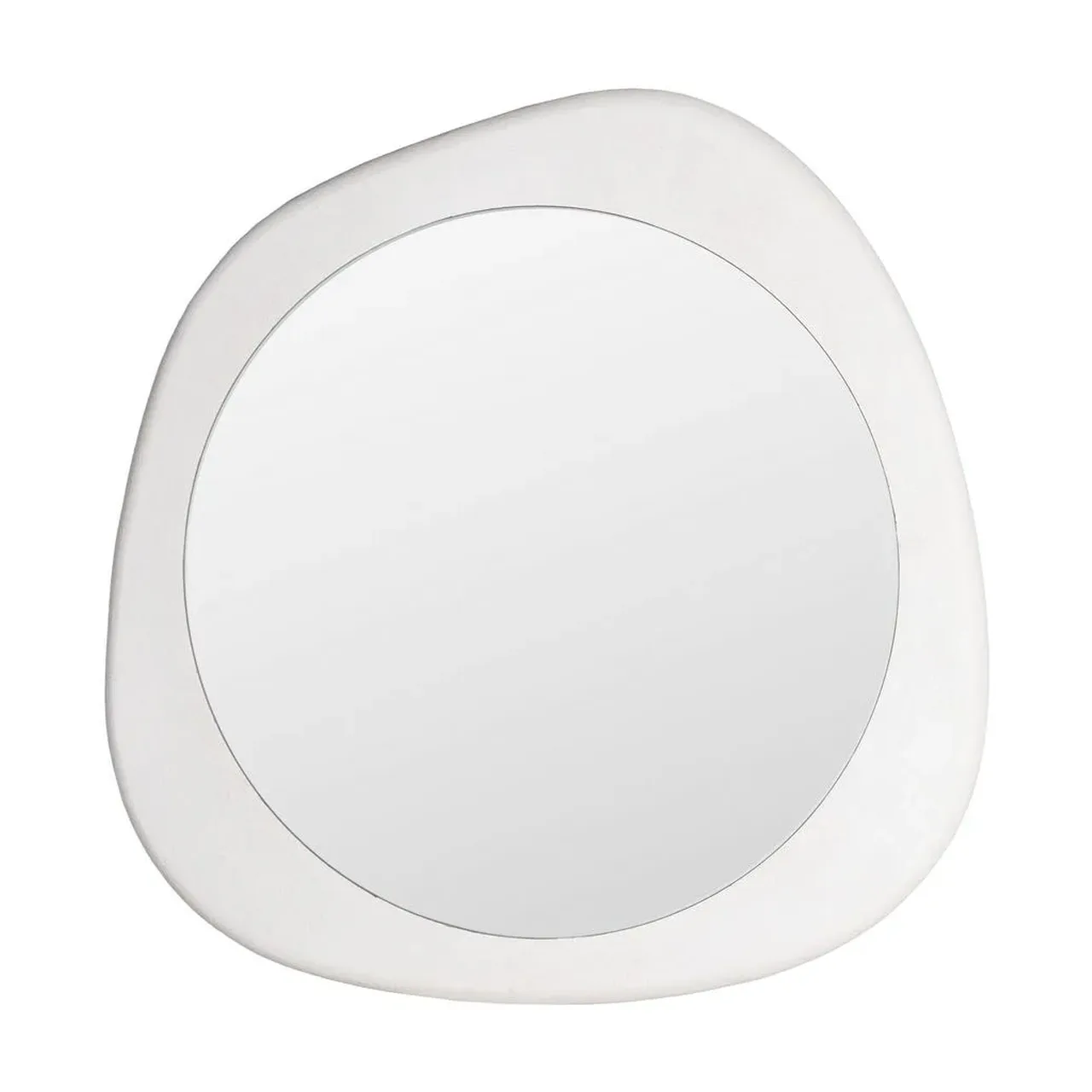 Miroir organique blanc Ixia 98 × 98 cm