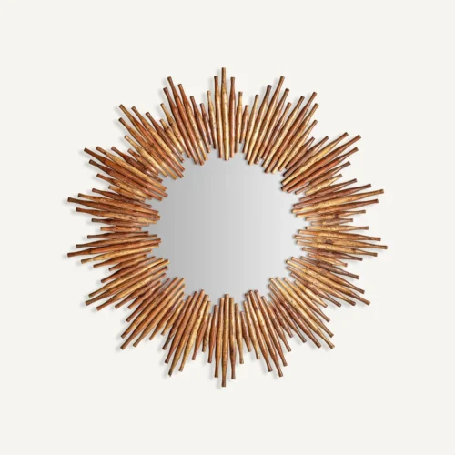Miroir Rieden bois de manguier recyclé Vical Home