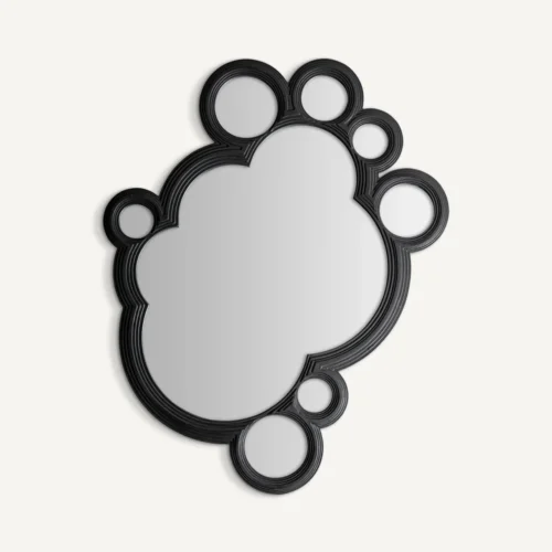Miroir Riley bouleau noir 112 x 90 Vical Home