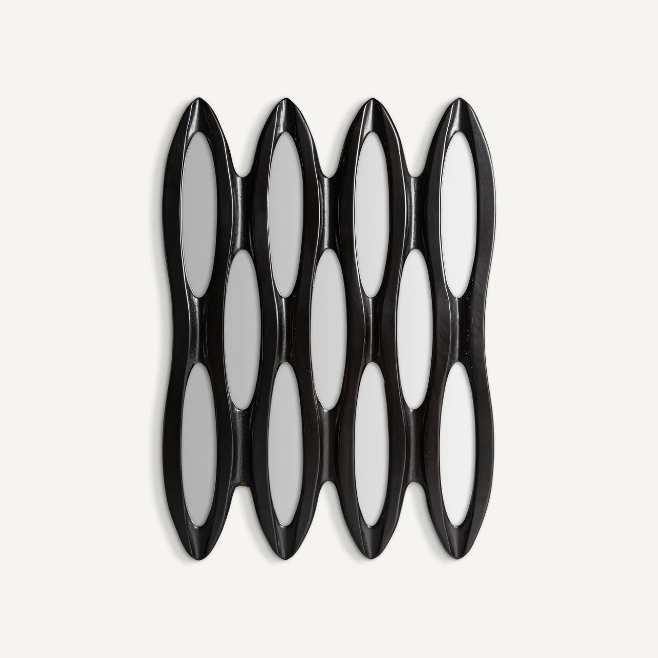 Miroir Riley noir mat 73 x 101 Vical Home