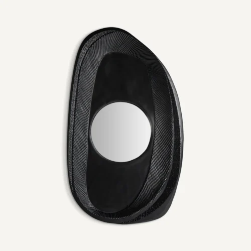 Miroir Riley résine noire 97 x 57 Vical Home