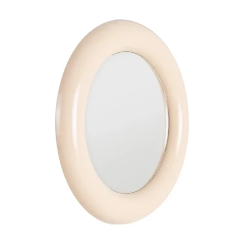 Miroir rond en métal beige Ixia 79 cm — vue 2