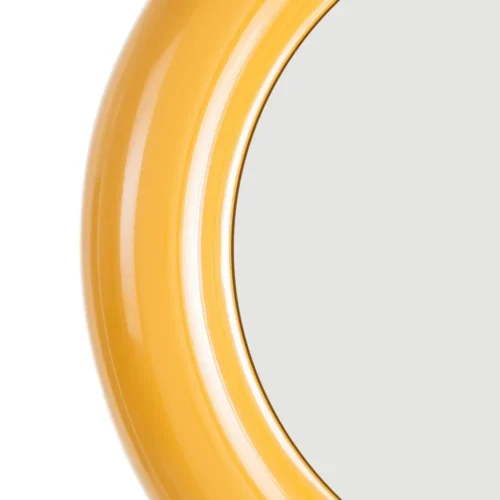 Miroir rond en métal moutarde Ixia 79 cm — vue 3