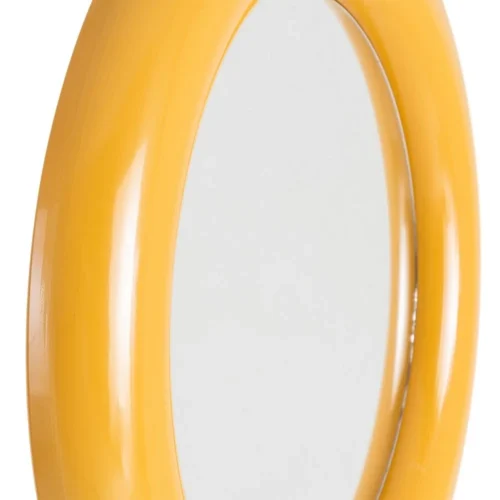 Miroir rond en métal moutarde Ixia 79 cm — vue 5