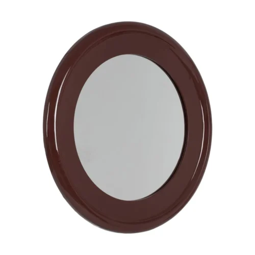 Miroir rond laqué grenat Ixia Ø 90 cm — vue 2