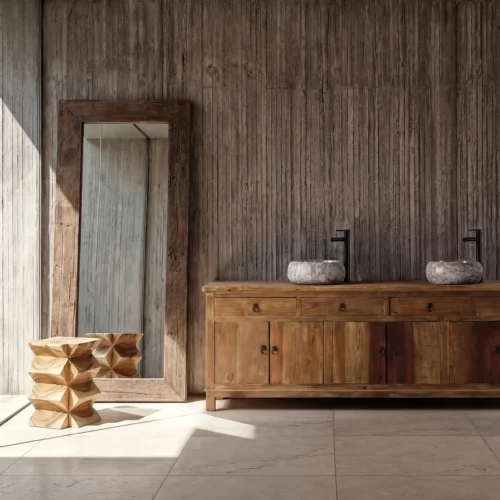 Miroir Samsun bois récupéré 120 x 220 Vical Home — vue 5