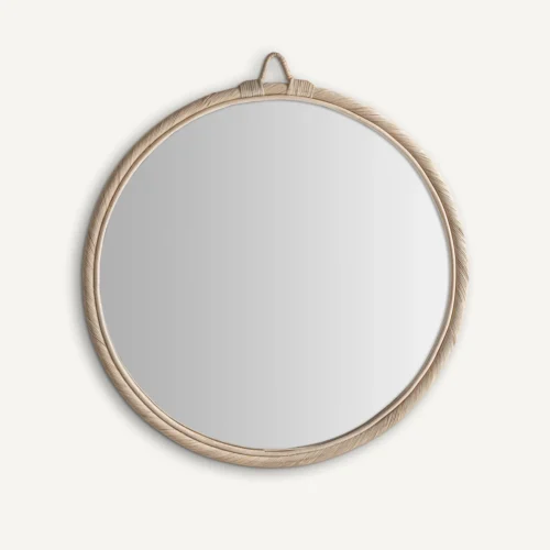 Miroir Siall rotin brun clair Vical Home