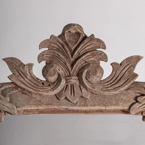 Miroir sur pied Nektli bois tropical Vical Home — vue 3
