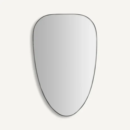 Miroir Teseo fer noir organique Vical Home
