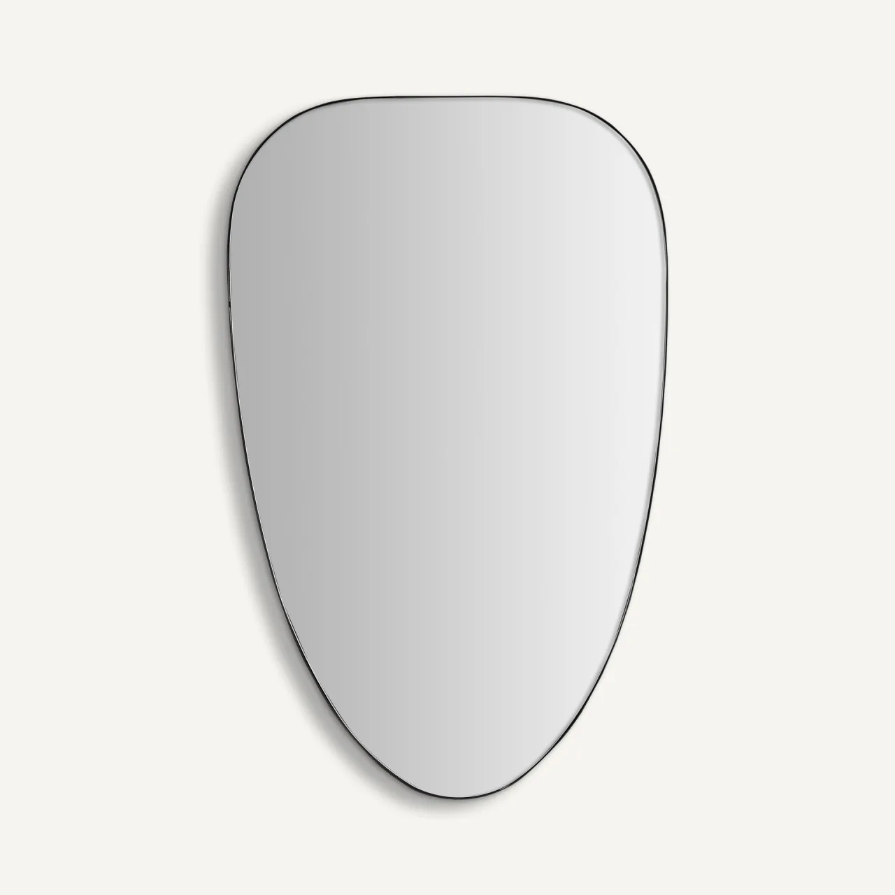 Miroir Teseo fer noir organique Vical Home