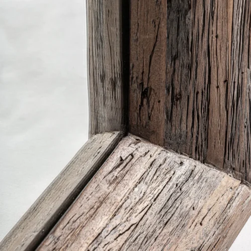 Miroir Toigne bois tropical vieilli Vical Home — vue 3