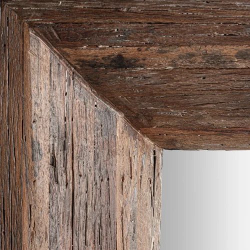 Miroir Toigne bois tropical vieilli Vical Home — vue 4
