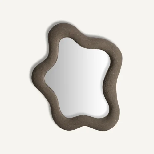 Miroir Vellye résine marron Vical Home