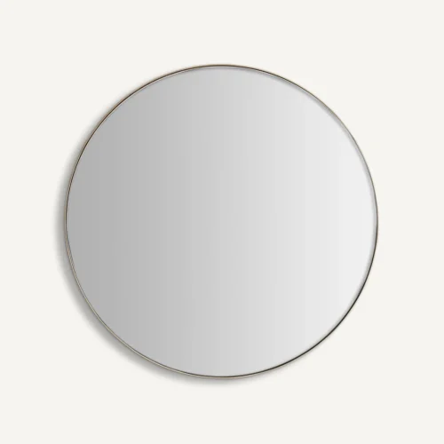 Miroir Villajo rond fer doré 60 cm Vical Home