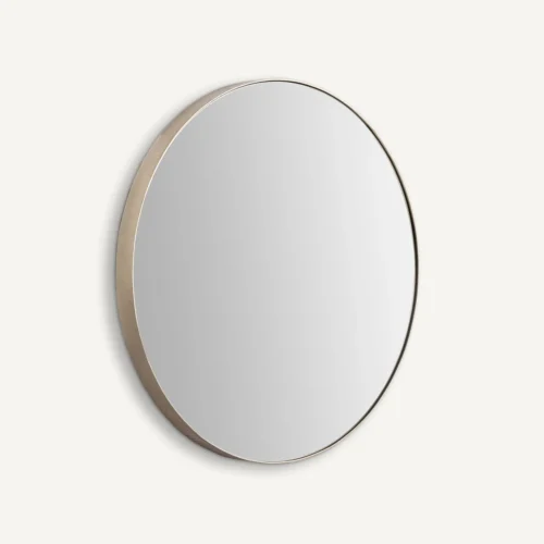 Miroir Villajo rond fer doré 60 cm Vical Home — vue 2