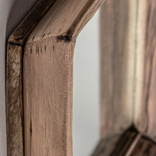 Miroir Walding bois récupéré et miroir vieilli Vical Home — vue 2