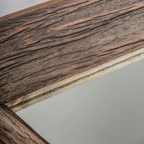 Miroir Walding bois récupéré et miroir vieilli Vical Home — vue 3