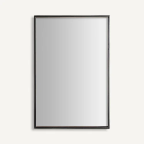 Miroir Xylon rectangulaire fer noir Vical Home