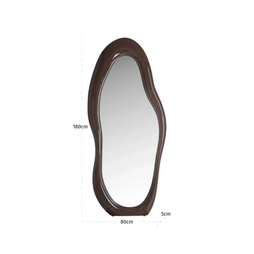 Miroir Zia brun châtaigne Richmond Interiors — vue 4