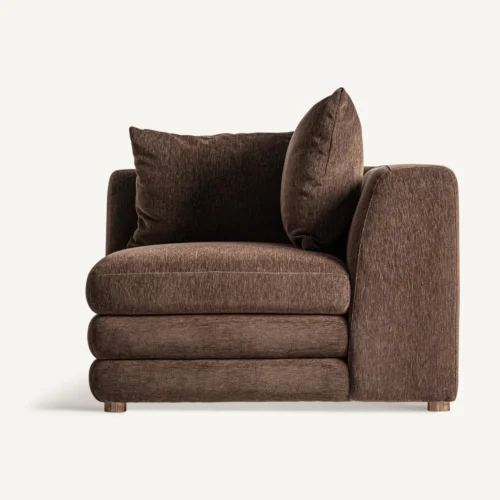 Module de canapé Alfter angle marron Vical Home — vue 3