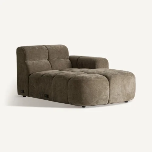 Module de canapé Arabaux vert d'angle 87 x 170 cm Vical Home — vue 2