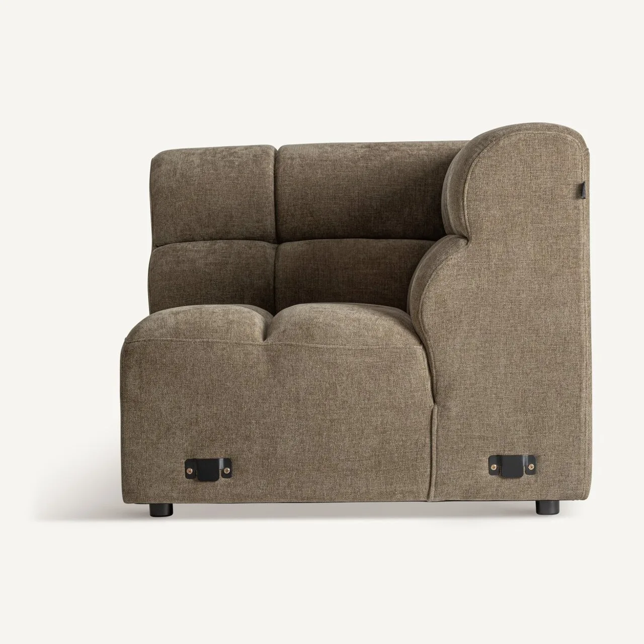 Module de canapé Arabaux vert d'angle 98 x 98 cm Vical Home