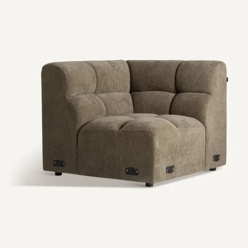 Module de canapé Arabaux vert d'angle 98 x 98 cm Vical Home — vue 2
