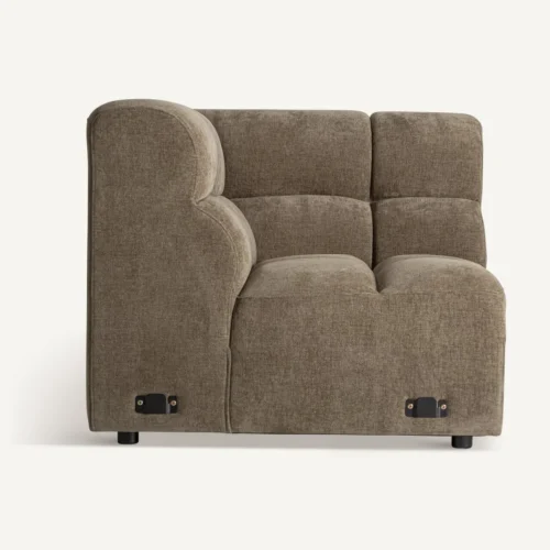 Module de canapé Arabaux vert d'angle 98 x 98 cm Vical Home — vue 3