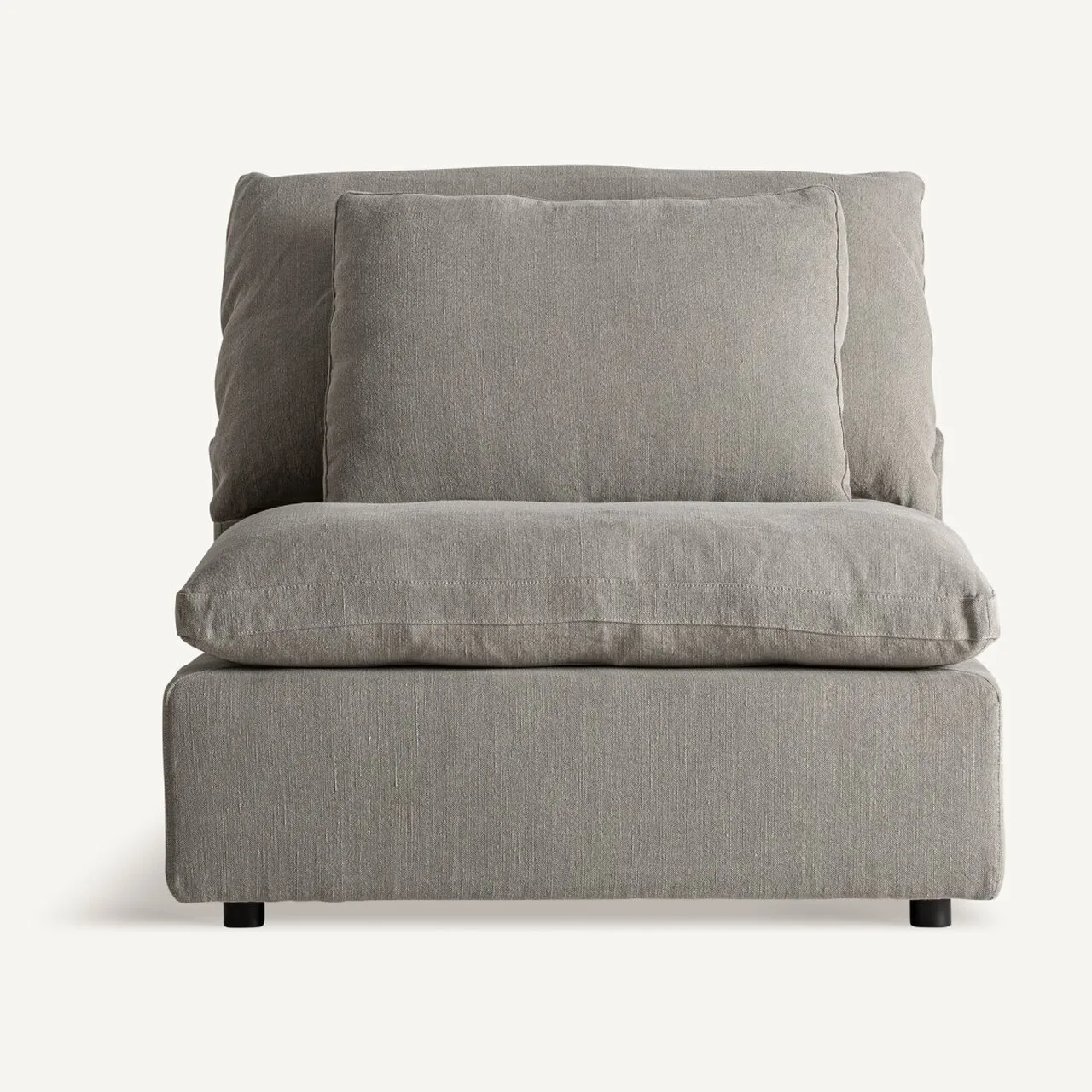 Module de canapé Benacy lin gris central Vical Home