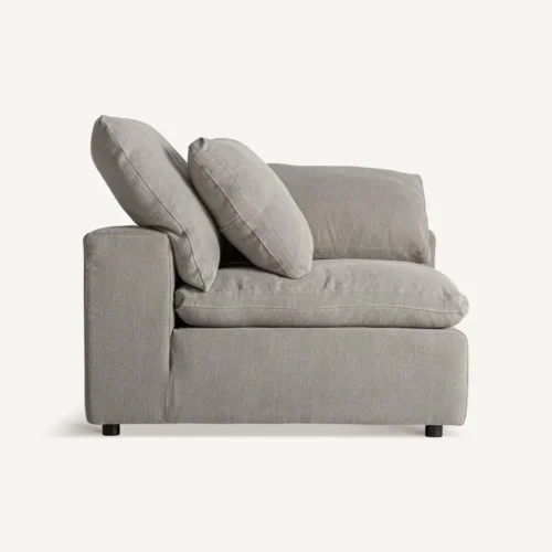Module de canapé Benacy lin gris d'angle Vical Home — vue 3