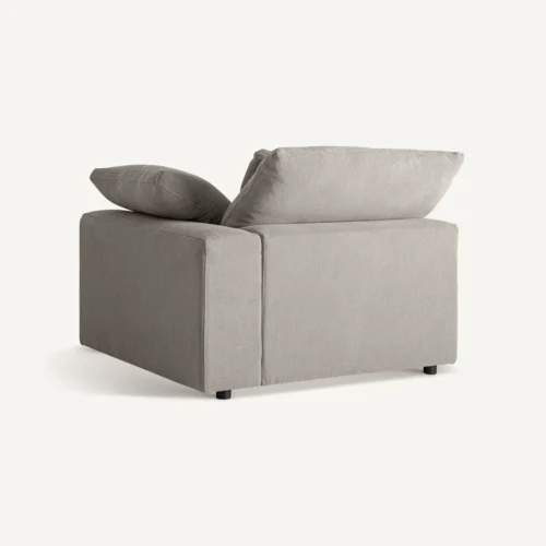 Module de canapé Benacy lin gris d'angle Vical Home — vue 4