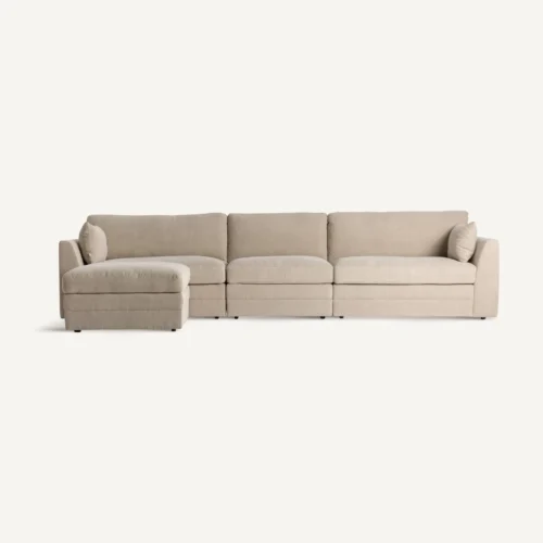 Module de canapé central Otley taupe Vical Home — vue 5