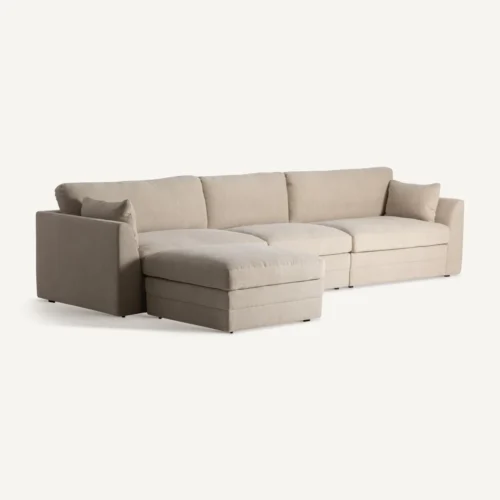 Module de canapé central Otley taupe Vical Home — vue 6